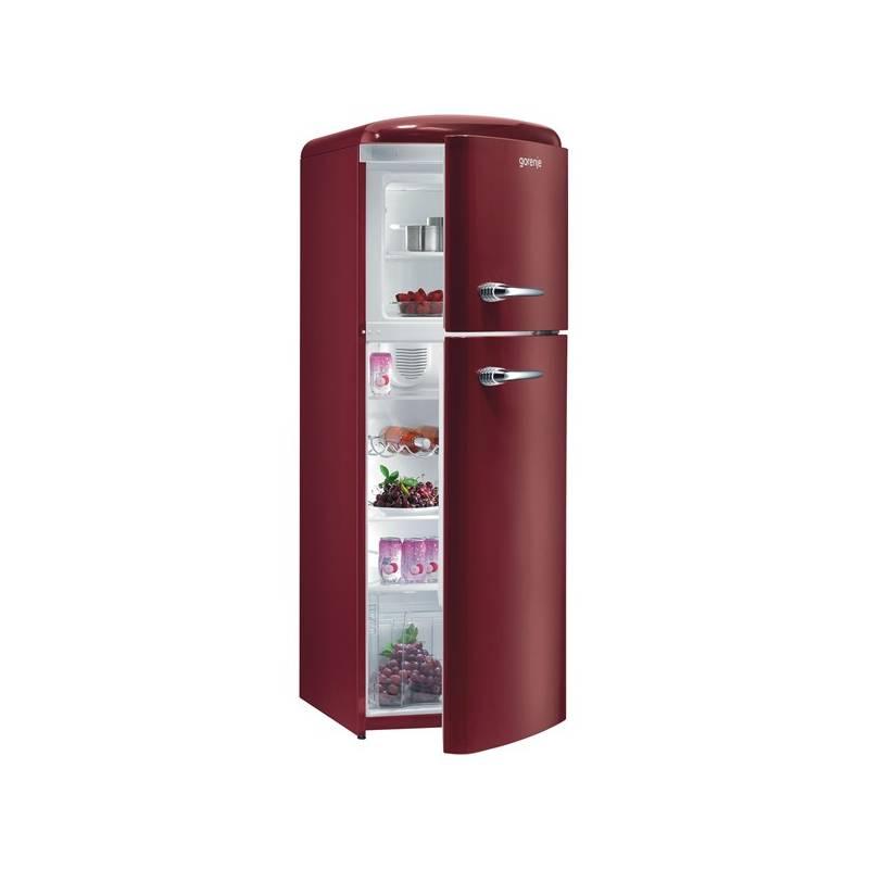 Chladnička Gorenje Retro RF 60309 OR  červená, chladnička, gorenje, retro, 60309, červená